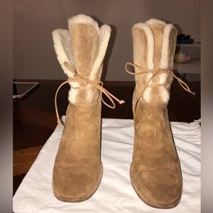 Ugg Jerene Tan Lace up Boots